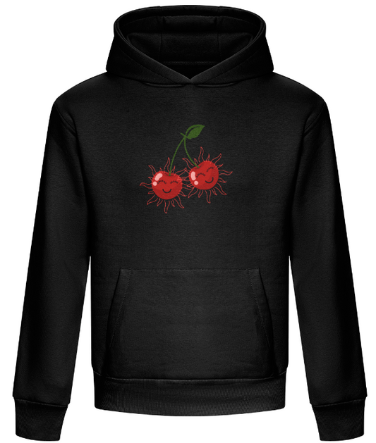 AWRAE WARE Sunshine Cherry Hoodie Deep Black